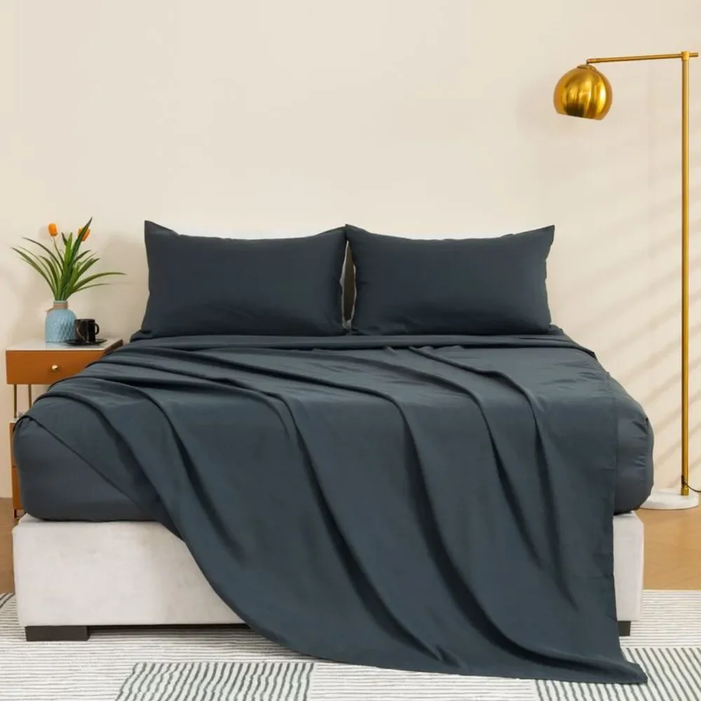 Alpine Swiss Dark Teal Sheet Set